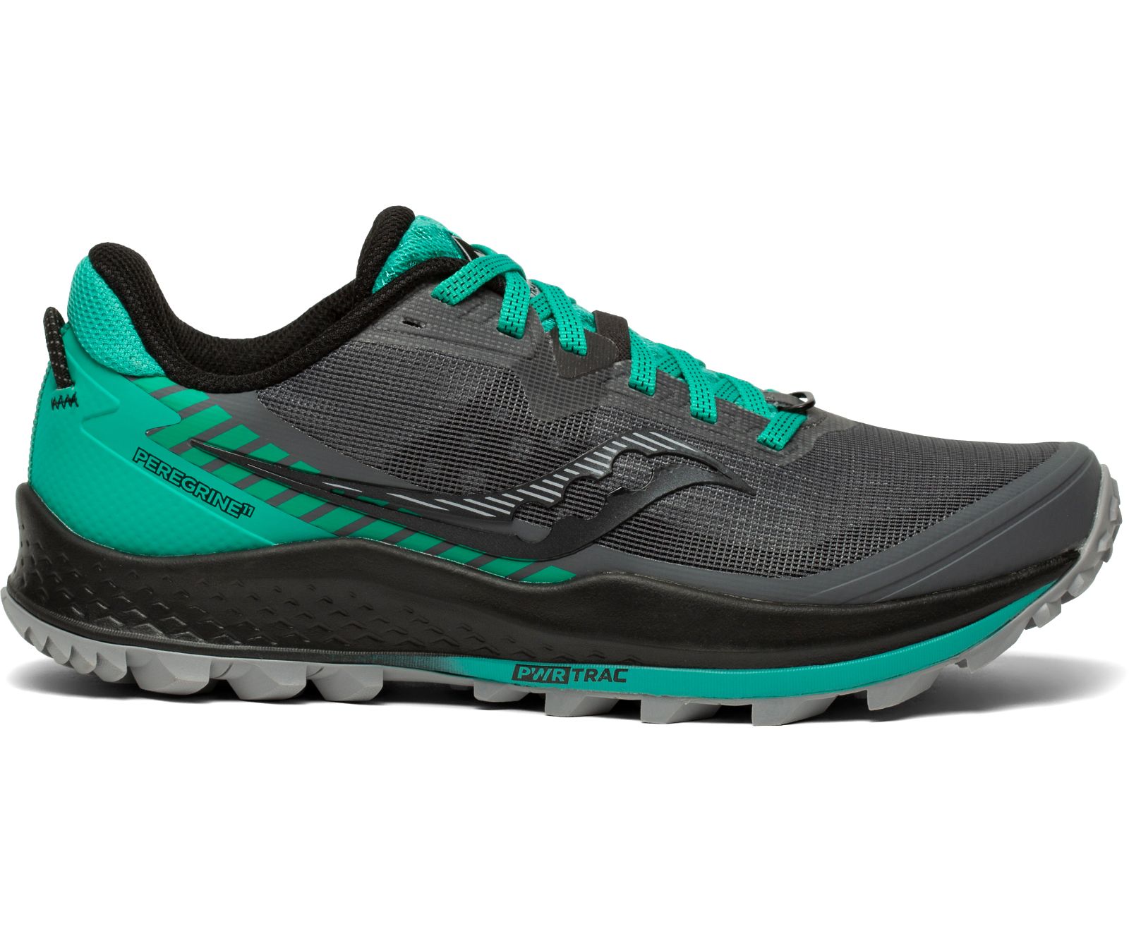 Tenis Para Trail Running Saucony Peregrine 11 Mujer Grises Turquesa Claro | México 229XYUF